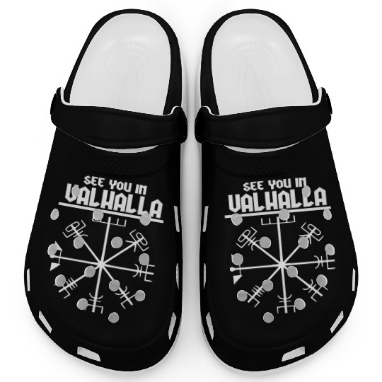 See you in Valhalla Viking Clogs