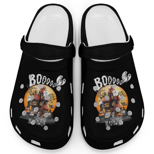 booooooooooo halloween town Clogs
