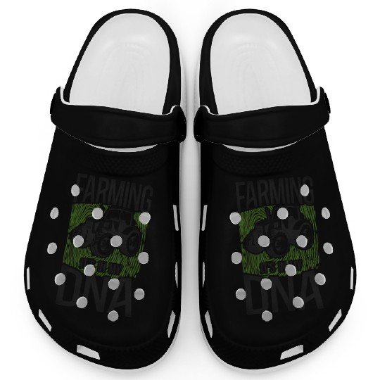 Farming Farmer Tractor Vintage Clogs