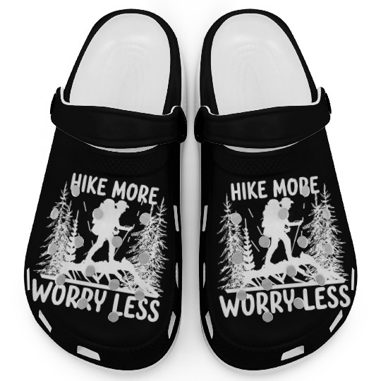 Hiking Go Mountaineering Hiking Tour Cool Saying Clogs