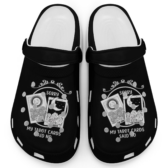 Moon Sun Tarot Card Said No Halloween Clogs