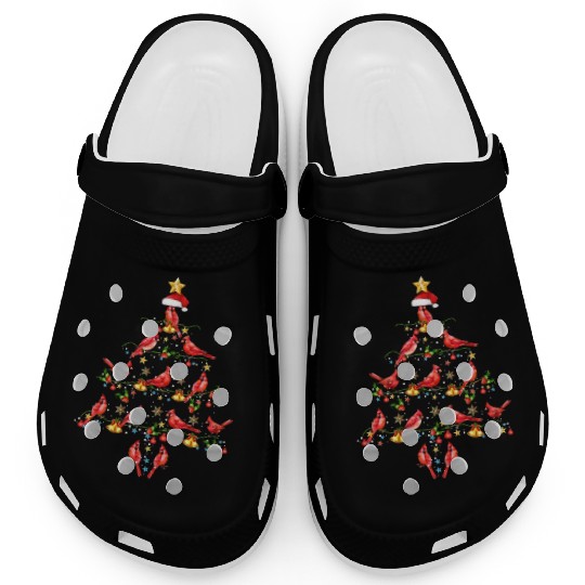 Cardinal Bird Ornament Decoration Christmas Tree Clogs