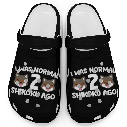 I Was Normal 2 Shikoku Ago Japan Dog Kochi-Ken Clogs