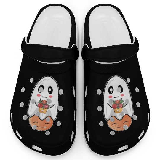 Halloween Ghost Clogs, Trick or Treat Clogs
