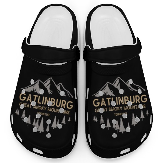 Gatlinburg Tennessee Great Smoky Mountains Vintage Clogs