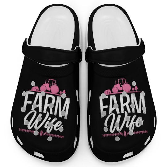 Farming Farmer Wife Tractor Clogs