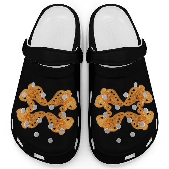 Gold Engagement Jewelry Clogs