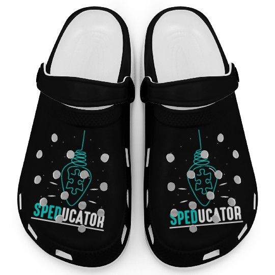 Speducator Special Education Cute Sped Teacher Clogs