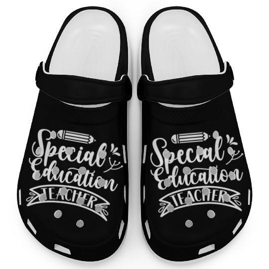 Special Education Teacher Sped Awareness Cute Clogs