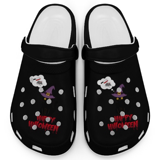 HALLOWEEN MURDER CAT Clogs