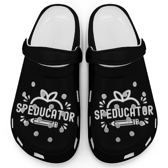 Speducator Cute Sped Special Education Teacher Clogs