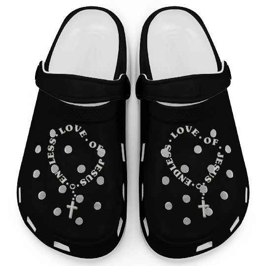 Endless Loved Of Jesus Cross Faith Christian Jesus Clogs