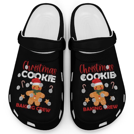 Christmas Cookie Baking Crew Clogs
