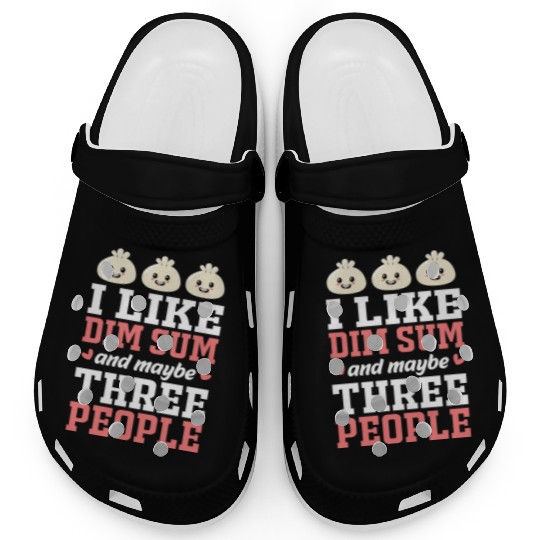 Funny Dim Sum Lover Dumpling Chinese Food Clogs