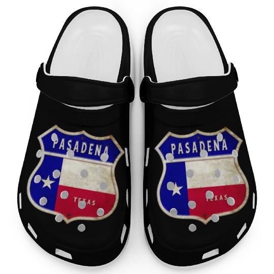 Pasadena Texas coat of arms flag design Clogs