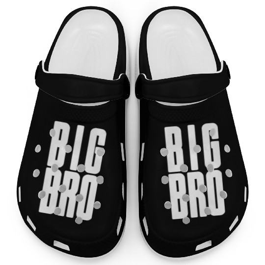 Big Bro Siblings Men Kids Adult Fraternity Frat Clogs