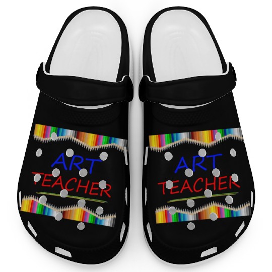 Art Teacher Drawing Painting Fun Artist Gift Clogs