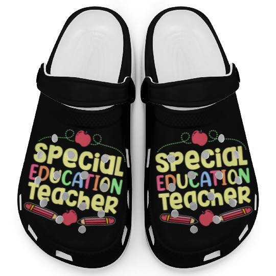 Special Education Teacher Cute Sped Awareness Clogs