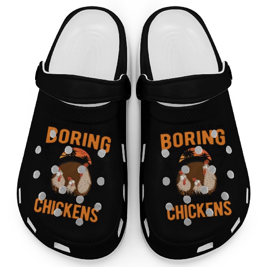 Chickens Gift Farmer Chicken Coop Clogs