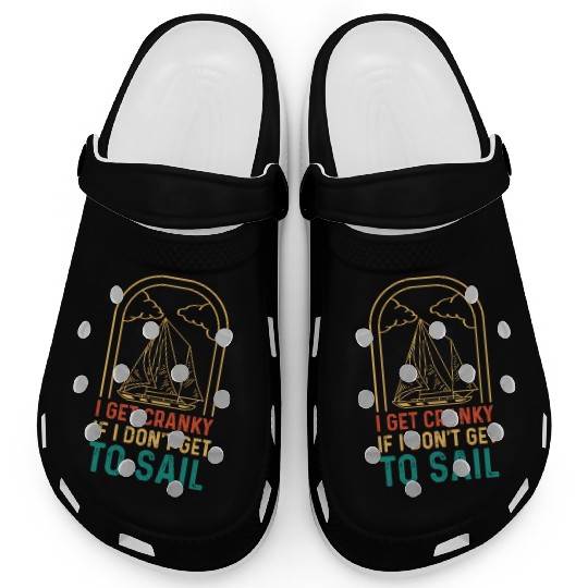 I Get Cranky Tourist Gift Clogs