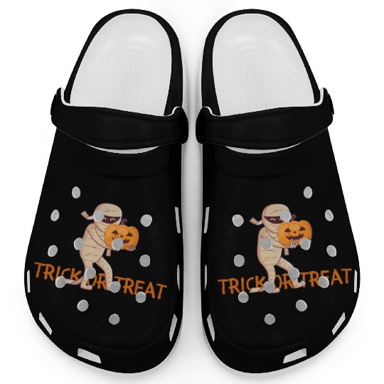 Trick or Treat mummy Clogs