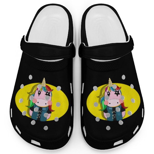 Unicorn Death Metal Clogs