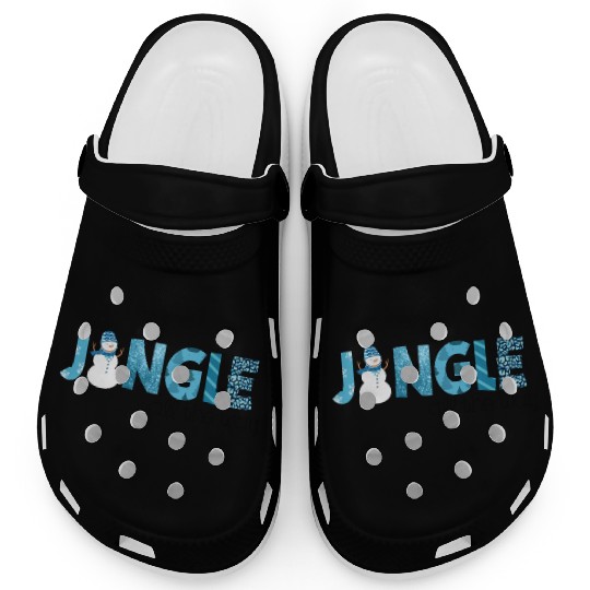 Jingle all the way sublimation Clogs