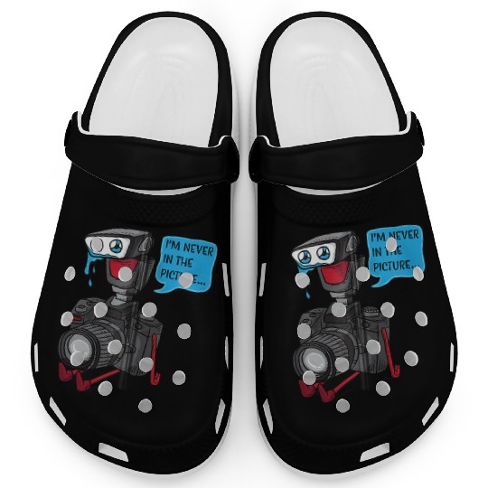 Sad Photo Camera Crying Photographer Joke Gift Pho Clogs