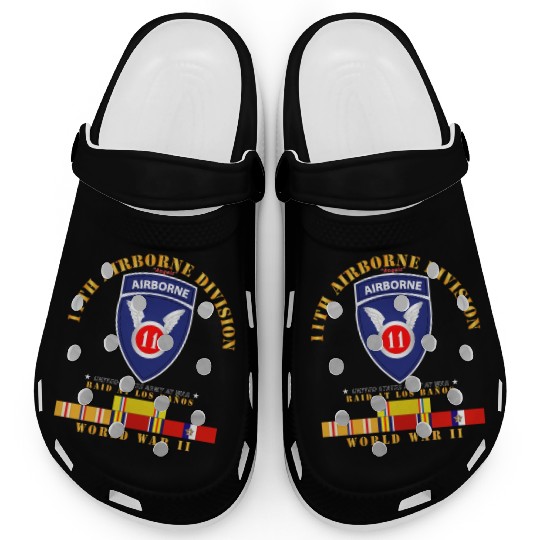 11th Airborne Division Raid at Los Baños WWII wPAC Clogs