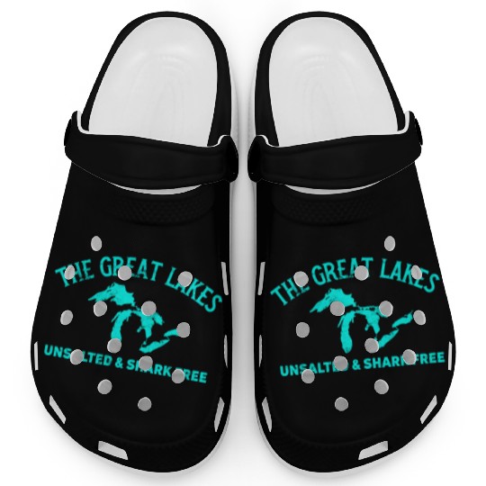 The Great Lakes Unsalted & Shark Free Michigan Vin Clogs