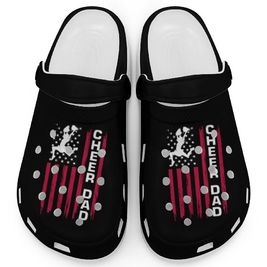 Cheer Dad Cheerleader Dad Cheerleading Dad Clogs