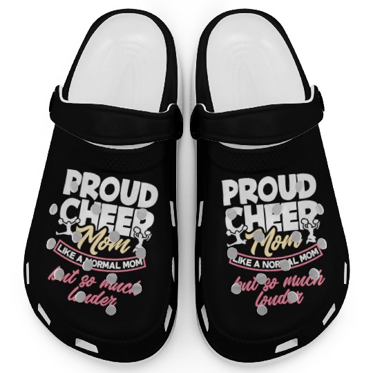 Proud Cheer Mom Cheerleading Mom Gift Clogs