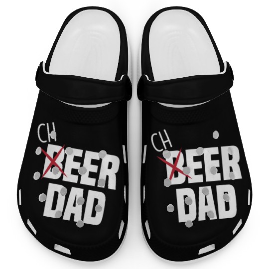 Funny Cheer Dad Cheerleading Dad Beer Clogs