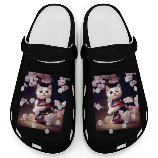 Samurai Cat Clogs