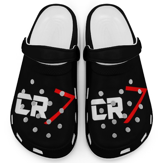 cr7 cristiano white Clogs