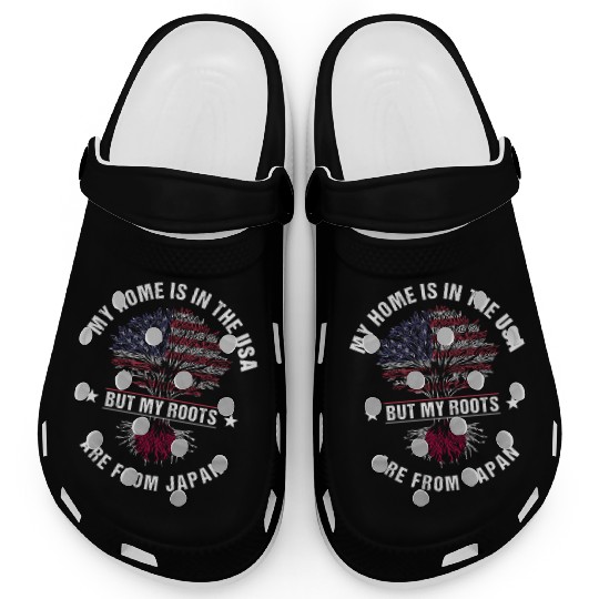 Japan American Country Heritage Flags Clogs