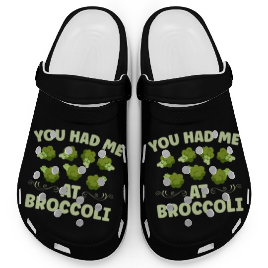 You Had Me At Broccoli Vegetarian Vegetable Vegan Clogs