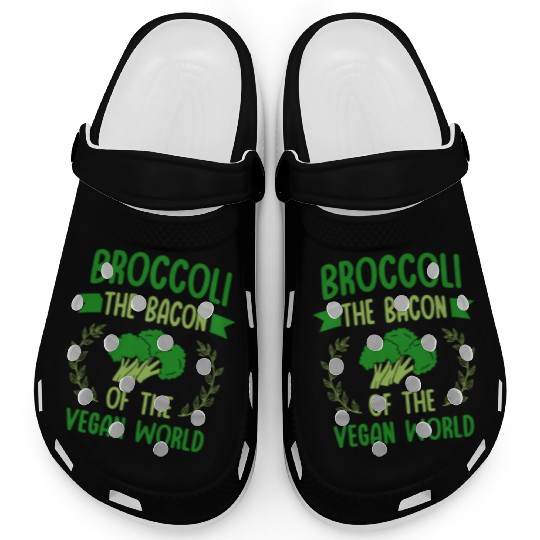 Broccoli The Bacon Of The Vegan World Vegetarian Clogs