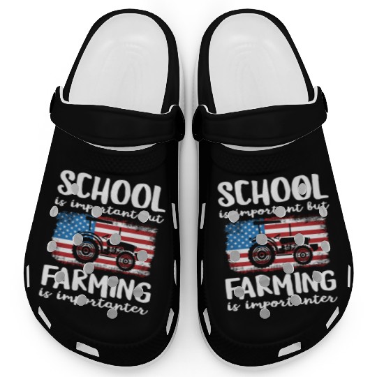 Funny Farming Saying Gift For Farmers Clogs