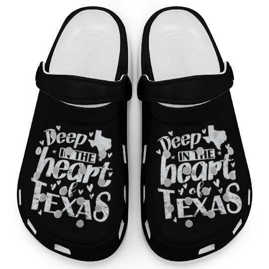 Deep in the Heart of Texas US State of the USA Clogs