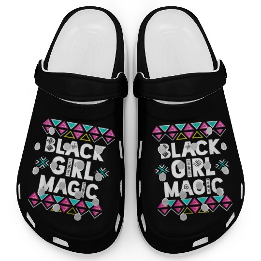 Black Girl Magic Melanin Pride Clogs