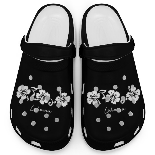 Lahaina Maui Hawaii Hibiscus Flower Clogs