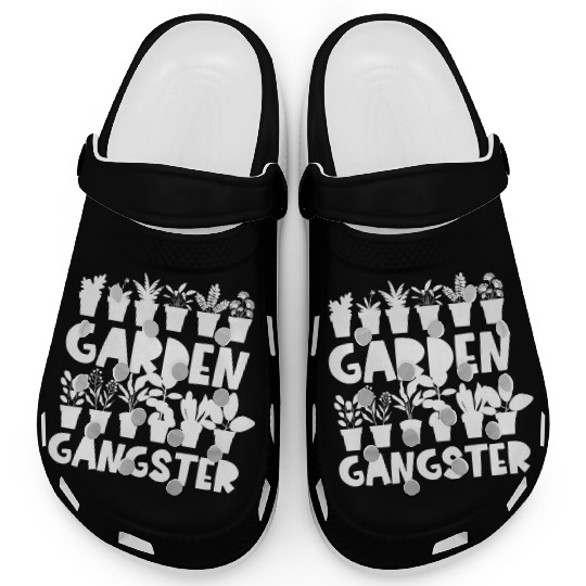 Garden Gangster Funny Gardening Plants Lover Clogs
