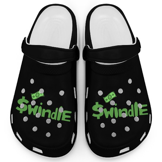 Swindle - Dark Green Color Merchandise Clogs