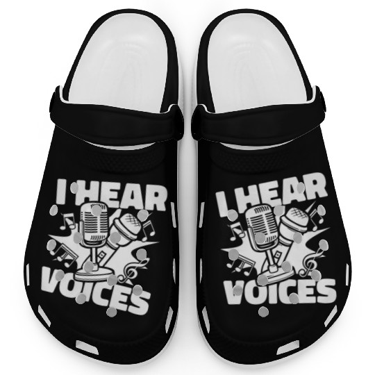 Music Teacher Microphone Clogs