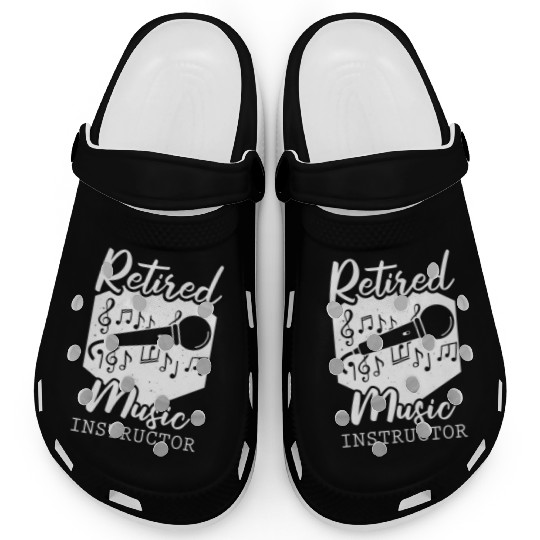Music Teacher Retired Clogs
