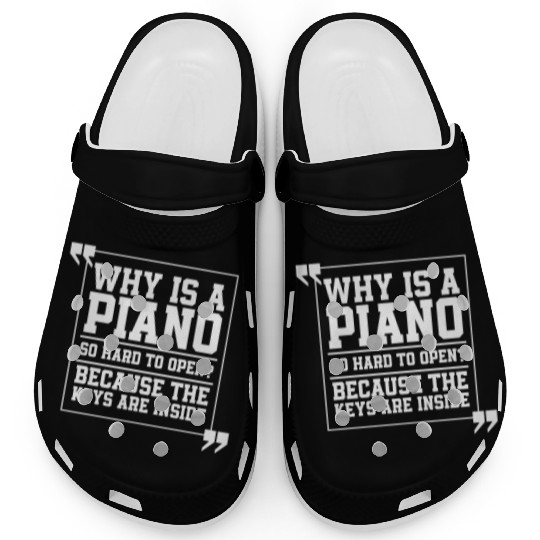 Music Teacher Piano Clogs