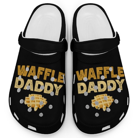 Waffle Daddy Food Waffle Whisperer Fathers Day Clogs