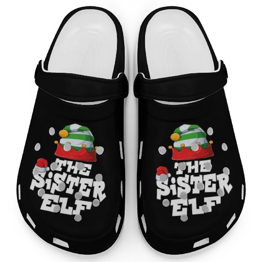 Gamer Elf Family Matching Christmas Group Pajama Clogs