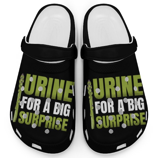 Urine For A Big Surprise Vegetable Vegan Asparagus Clogs